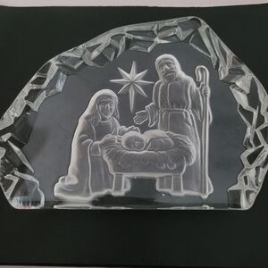 Smith Glass Nativity Scene Christmas Holiday